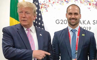 Eduardo agradece Donald Trump (veja o vídeo)