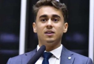 Com apenas uma foto, Nikolas "quebra" a esquerda