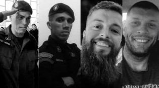 Flávio entrega mais de 1 milhão arrecadado para famílias de policiais mortos na Operação contra o CV