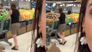 Suzane von Richthofen é flagrada em supermercado e reage