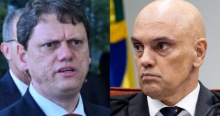 Vaza a conversa entre Tarcísio e Moraes
