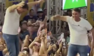 Antes mesmo das urnas, o grande nome da eleição já pode ser visto no peito dos apoiadores