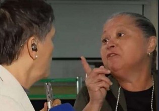 Mulher invade transmissão ao vivo de canal esquerdista e acusa repórter de divulgar fake news (veja o vídeo)