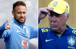 Ancelotti dá a palavra final sobre eventual corte de Neymar