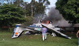 Mortes são confirmadas em acidente aéreo no interior de SP
