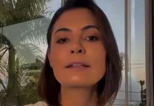 Veja a resposta de Michelle a Flávio Bolsonaro (veja o vídeo)
