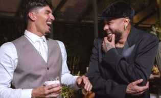 Neymar é padrinho de casamento de Gabriel Medina, mas vai com traje inadequado e pede desculpa ao noivo