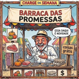 Charge da Semana: Vendedor de ilusão