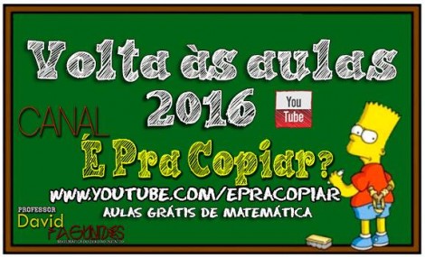 Professor oferece aulas grátis de Matemática no YouTube