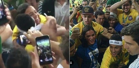 O romântico reencontro entre Neymar e Bruna (veja o vídeo)