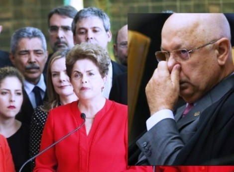 Teori paga a conta e livra Dilma de Moro