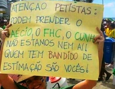 O Brasil dividido entre a maioria que quer Justiça e os petistas que brigam por seus ‘bandidos’