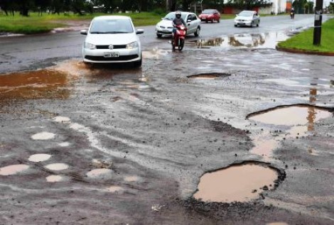 Situação das ruas de Campo Grande é problema crônico e insolúvel com ‘tapa buracos’