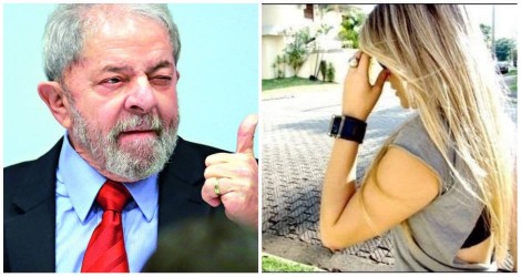 Lula tem nova namorada e não é Rose. É uma loira...