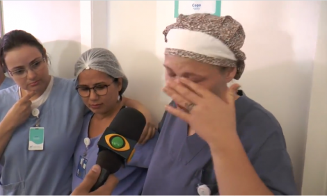 Enfermeira não contém lágrimas e indignação no fechamento de UTI pediátrica no MT (veja o vídeo)