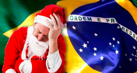 Se realmente Papai Noel existisse, certamente não seria bem-vindo quando chegasse ao Brasil