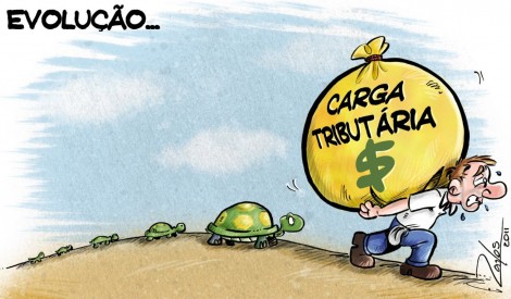 Penso exatamente assim sobre a nossa alta carga tributária