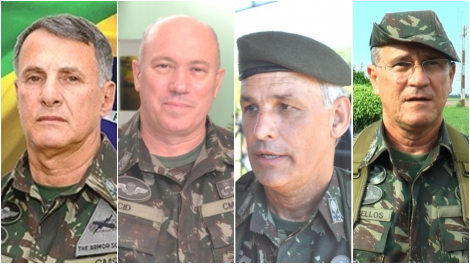 A tropa de choque de Bolsonaro no alto comando do Exército (Veja o Vídeo)
