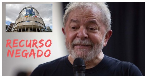 TRF-4 nega seguimento ao recurso de Lula ao STF