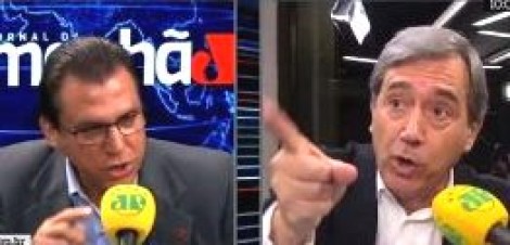 Candidato do PT ao governo de SP, mente ao vivo e troca insultos com Villa (Veja o Vídeo)