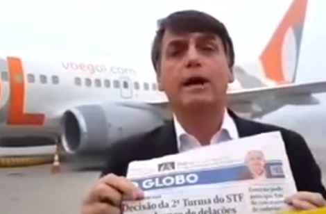 Bolsonaro desmascara “O Globo” e denuncia Fake News (Veja o Vídeo)