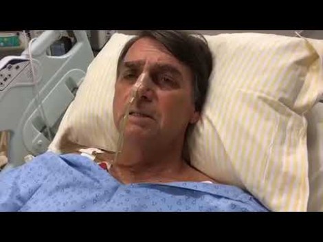 O primeiro pronunciamento de Bolsonaro após o atentado (Veja o Vídeo)