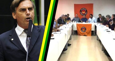 Para não perder benesses, dirigentes sindicais fecham contra Bolsonaro