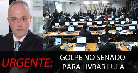 Procurador denuncia “golpe” em andamento no Senado para livrar Lula