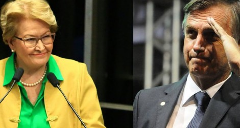 Bolsonaro sai na frente e já ganha apoio da Senadora Ana Amélia, vice de Alckmin