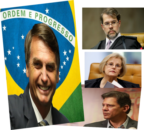 Vitorioso, Bolsonaro é ignorado pelos presidentes do TSE e STF. E até por Haddad