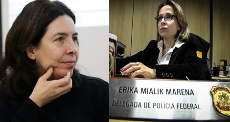 A má fé e a pura maldade de Mônica Bergamo, da Folha, com a delegada Erika Marena