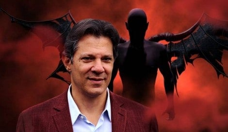 O abraço no "capeta” revelado por Fernando Haddad