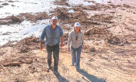 Pimenta e Gleisi, juntos em Brumadinho: um desrespeito com a memória das vítimas (Veja o Vídeo)