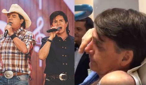 Bolsonaro se emociona no hospital com música de Chitãozinho & Xororó (veja o vídeo)