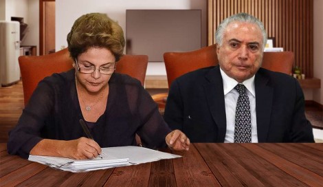 "Carta de Dilma para Temer" viraliza na rede