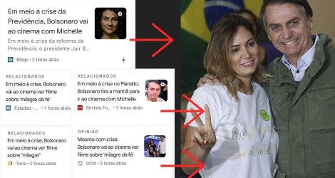 Perseguição orquestrada pela mídia fica evidenciada em ida de Bolsonaro ao cinema (Veja o Vídeo)