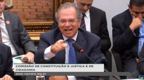 Paulo Guedes ironiza colocação idiota sobre previdência chilena: “Acho que a Venezuela tá bem melhor...” (veja o vídeo)