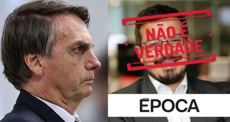 Bolsonaro desmascara terrível FAKE NEWS de jornalista da revista Época