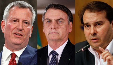 A deplorável 'defesa' de Rodrigo Maia a Bolsonaro sobre insultos do prefeito comunista de NY