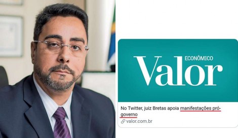 Bretas cobra correção de matéria tendenciosa que tenta ligá-lo a Bolsonaro