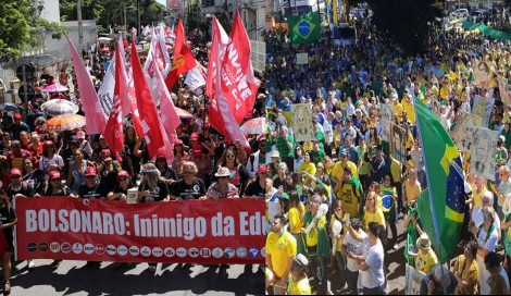 As diferenças cruciais nas manifestações da direita e da esquerda no Brasil