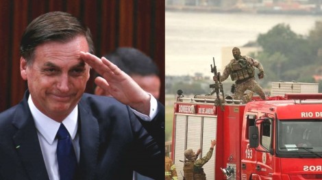 Bolsonaro comemora a eficiência da polícia do RJ: "Hoje não chora a família de um inocente"