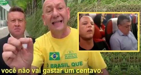 Hang manda recado a “Capitão Cueca”: Vou pagar os advogados do patriota que lhe disse verdades (Veja o Vídeo)