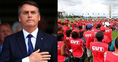 Bolsonaro descarta volta de imposto sindical