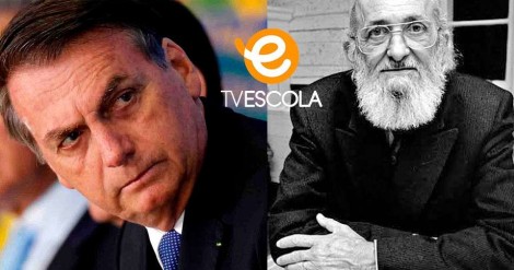 Bolsonaro defende o cancelamento de contrato com a TV Escola e chama Paulo Freire de “energúmeno” (veja o vídeo)