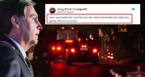 Intolerantes, militantes de esquerda comemoram acidente doméstico de Bolsonaro e levam resposta devastadora