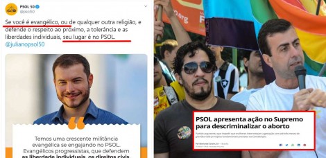 PSOL, que defende descriminalizar o aborto e a maconha, diz ter crescente militância evangélica