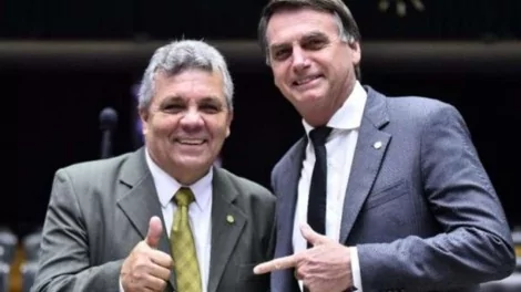Alberto Fraga e Jair Bolsonaro