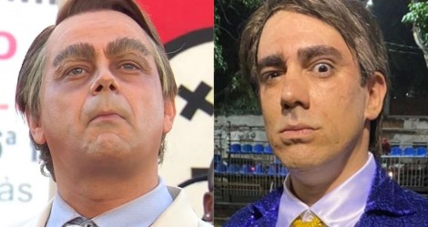 Extrema imprensa ataca Carioca por imitação de Bolsonaro, mas se cala sobre Adnet (veja os vídeos)