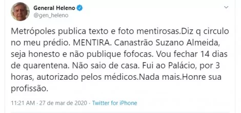 470x0_1585329760_5e7e3660a57cd_hd Heleno desmente nova "fake news" e detona jornalista: “Canastrão, seja honesto e não publique fofocas”